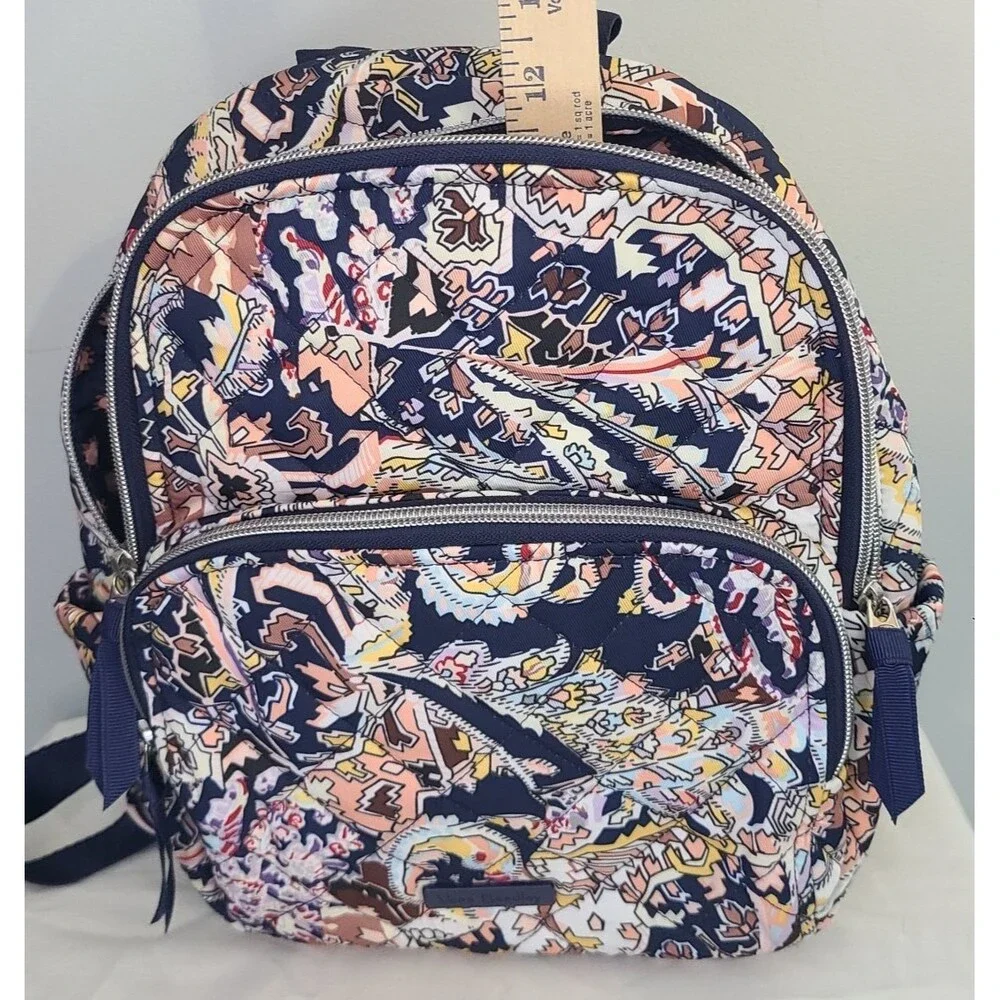 Vera Bradley Small Backpack Colorful Versatile Travel School Work Everyday Boho